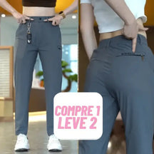 (Compre 1 LEVE 2 UNIDADES) Calça Slim Amora / A Mais Soltinha e Fresca do Mercado - Último dia de Promoção