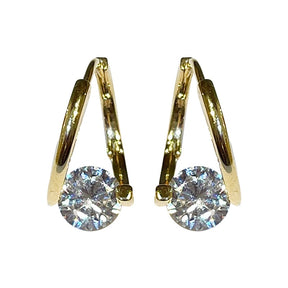 Argola Dourada Ponto de Luz